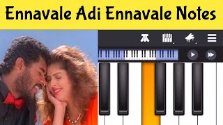 Ennavale Piano Notes | Tamil Songs Piano Notes