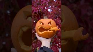 You NEED to try this pumpkin carving technique! 🎃 #pumpkin #halloween #photography #diy #shorts screenshot 5