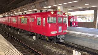 名鉄6000系(2次車) 6008F 名鉄一宮駅発車