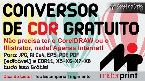 Como abrir um arquivo CDR no Word?