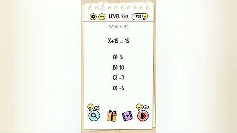 Brain Test Level 230 | What is X ? Answer !