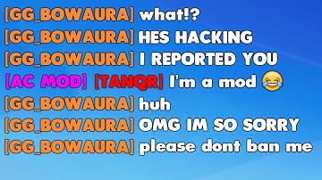 they REPORTED me for HACKING in Roblox Bedwars..