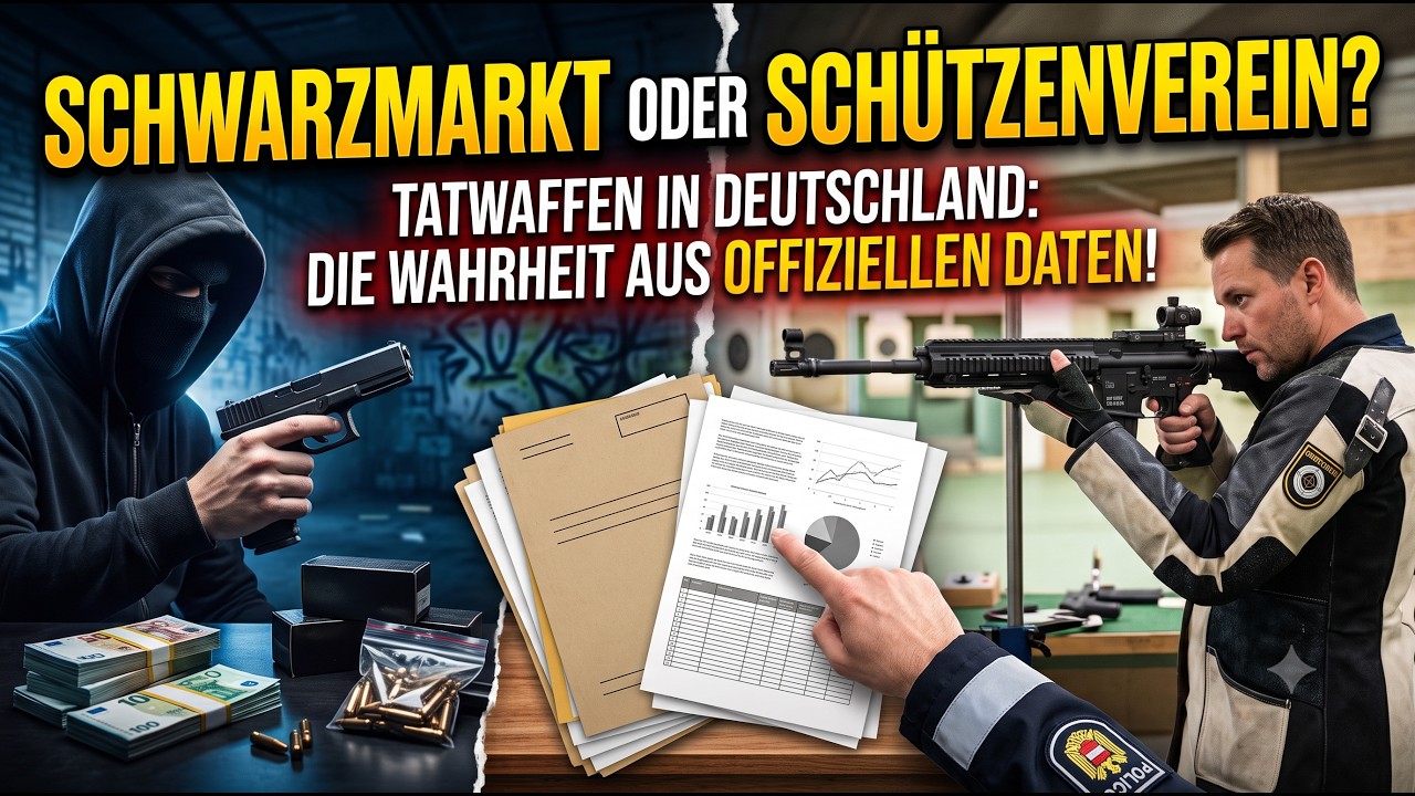 Schwarzmarkt oder Schützenverein? Woher die Tatwaffen wirklich kommen