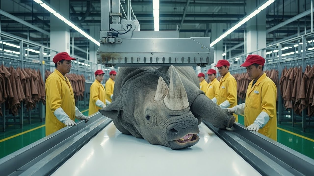 Inside a Rhino Leather Factory | From Hide to Finished Leather