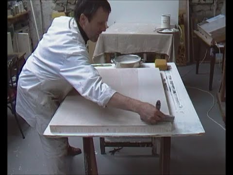 How to apply traditional gesso