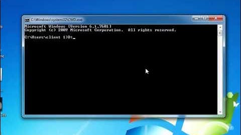 Tutorial membuat folder baru dari CMD