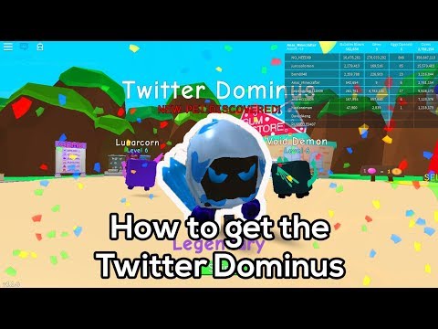 How To Get The Twitter Dominus In Bubble Gum Simulator Roblox - roblox twitter dominus
