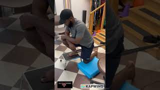 Dynamic ankle dorsiflexion mobilization exercise stabilizing the talus posterior