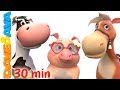 🐎 Farm Animals Song | Learn Farm Animals and Animal Sounds | Dave and Ava 🐄