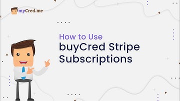 How to Use buyCred Stripe Subscriptions