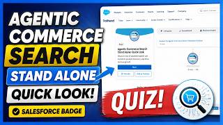 Agentic Commerce Search Stand Alone Quick Look | Salesforce Badge | Quiz