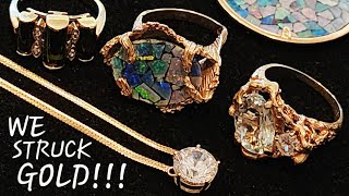 MOM KNOWS BEST: Estate FINE JEWELRY collection #gold #designer #jewelry #unboxing 