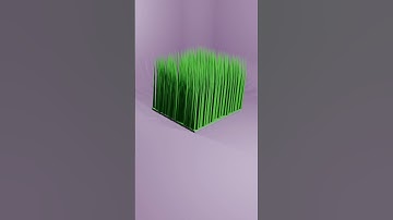 Hair particle simulation #simulation #satisfying #blender #3d #3danimation #youtubeshorts #shorts