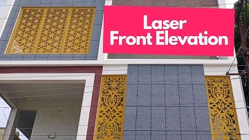 CNC Front elevation | Modern design | CNC Laser cutting in Construction