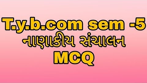 financial management bcom 3rd year chapter 1 in gujarati | tybcom sem-5 mcq #vnsgu online exam