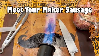 One Drop of Meet Your Maker Hot Sauce Sausage (5 Million Scolville Units!)