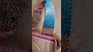 Knitting loom for beginners step by step #knitting #scarf #crochet #hat #knitting_loom_eljammari