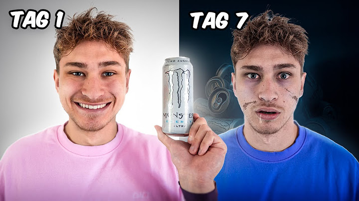 7 Tage NUR Energy Drinks (Wasser verboten)