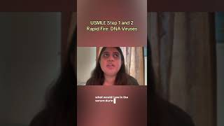USMLE Step 1 and 2Rapid Fire: DNA Viruses Part 2#usmle #step1 #mbbs #medicaldoctor #medical school