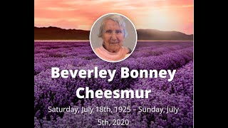Beverley Cheesmur Celebration
