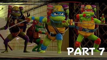 TMNT Mutants Unleashed PS5 4K Walkthrough Gameplay PART 7 No commentary