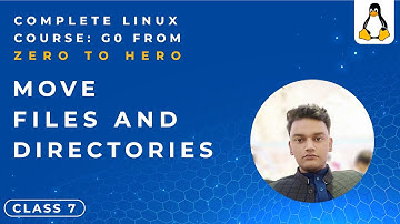 Move Files and Directories - Class 7 - Linux Tutorial For Beginners - اردو / हिंदी`