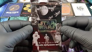 STAR WARS CCG - Premiere ENG Limited Edition Expansion Set booster pack opening STAR WARS CCG - Premiere ENG Limited Edition Expansion Set booster pack opening