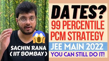 JEE Main 2022 Expected Date | 99.5+ Percentile Exam Strategy | XII, Dropper Motivation Guaranteed!