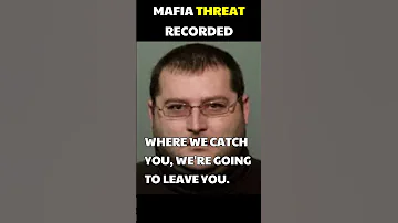 RECORDED VIOLENT Mafia THREAT Over Gambling DEBT Rizzuto Enforcer FRANCESCO DEL BALSO Gangster 