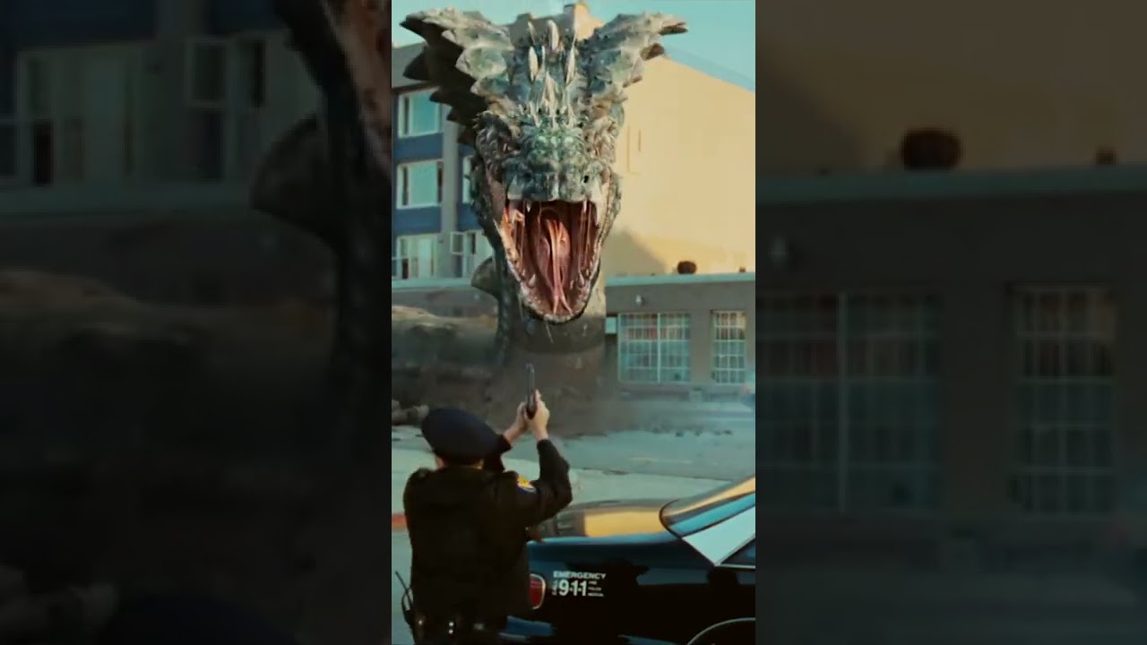 ⁣Dragon Wars | Police Shoot Dragon #Shorts