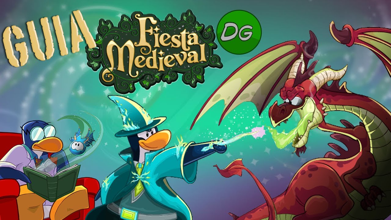 Guia de la Fiesta Medieval 2013 en Club Penguin - YouTube