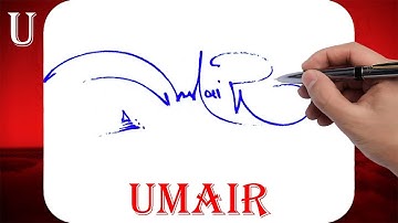 Umair Name Signature Style - U Signature Style - Signature Style of My Name Umair
