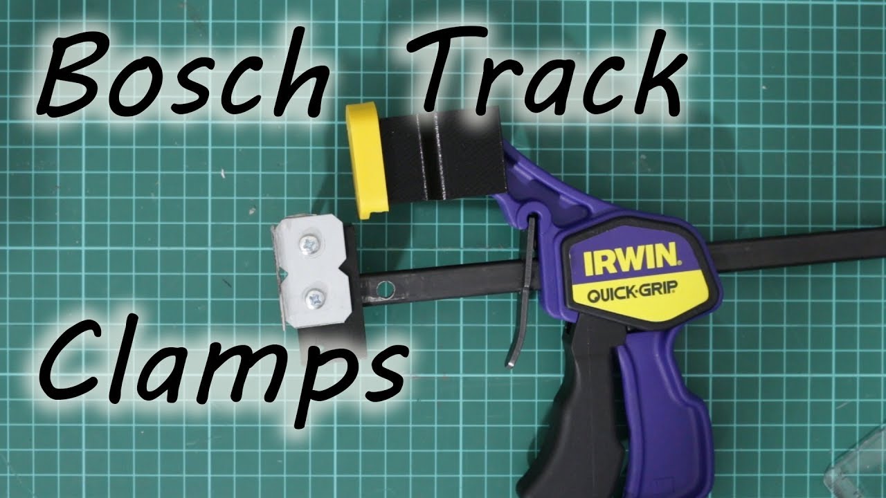 Bosch 11.7 in. Track Saw Track Quick Clamps (2-Piece)