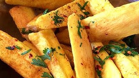 How to make CASSAVA CHIPS - Steven Heap