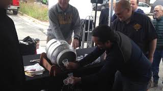 Beer Pin Tapping Of The Bicentenniale For Brown Countys 200Th Anniversary