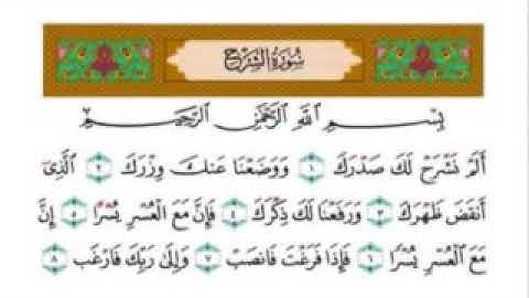 حالات واتس اب: قران كريم❤ 《سورة الشرح》