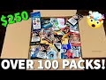 I bought 100 sports cards packs from goodwill