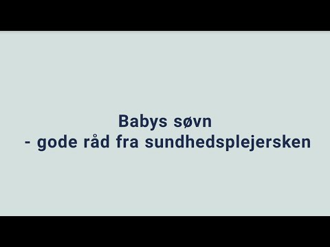 Video: Baby Sover Ved Maven: Når Det Er Sikkert, Og Når Det Ikke Er