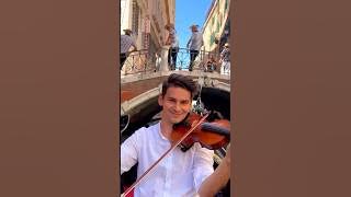 🎻 Historia de un Amor – Romantic Violin Cover in Venice 🇮🇹 | Gondola Performance - David Bay