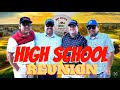 High school reunion on the golf course