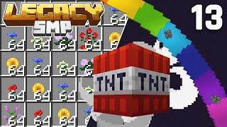 Flower Farms & Rainbow Road Construction - Legacy SMP #13 (Multiplayer Let's Play) | Minecraft 1.15