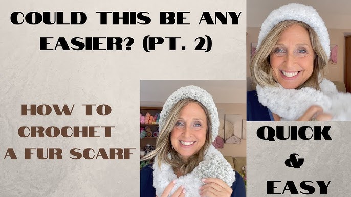 Could this be any easier? (Part 1) - How to Crochet this Quick & Easy Fur  Hat using Go for Faux yarn 