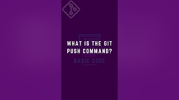 What is git push command? #github #gitpush #basiccode #learning #gittutorial #interview