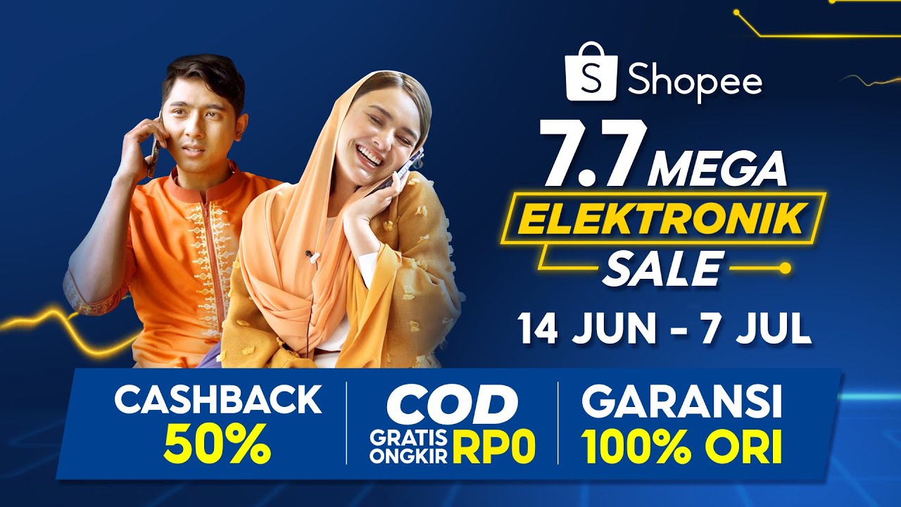 Belanja Produk Elektronik, Promo Spesial di Shopee 7.7 Mega Elektronik