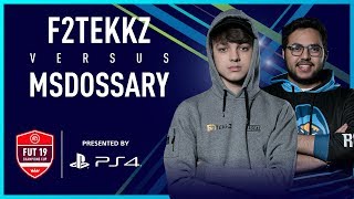 F2Tekkz vs Msdossary | XBOX final | FUT Champions Cup April 2019