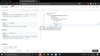 Split a String in Balanced Strings - LeetCode SOLUTION