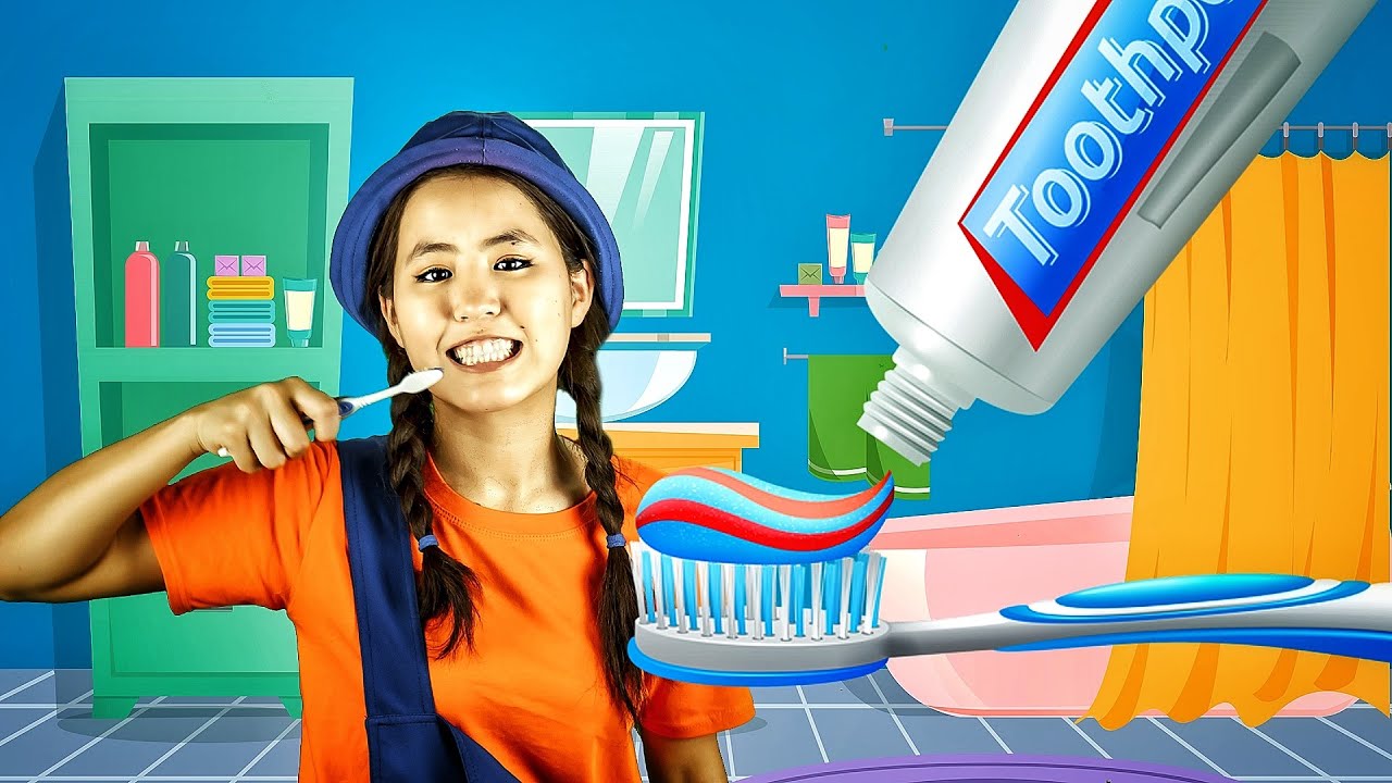 Toothpaste Song Nursery Rhymes Brush teeth song Byity YouTube