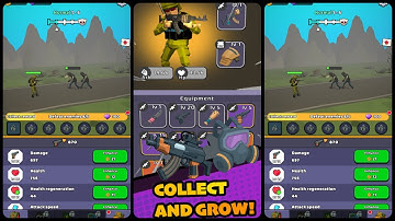 Army vs Zombies: Idle RPG Gameplay Video for Android Mobile