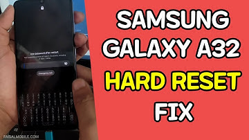 Samsung Galaxy A32 Hard Reset Not Working Fix - Bypass Screen Lock / Wipe Data