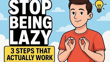 Stop Being Lazy: 3 Steps to Achieve Your Dreams